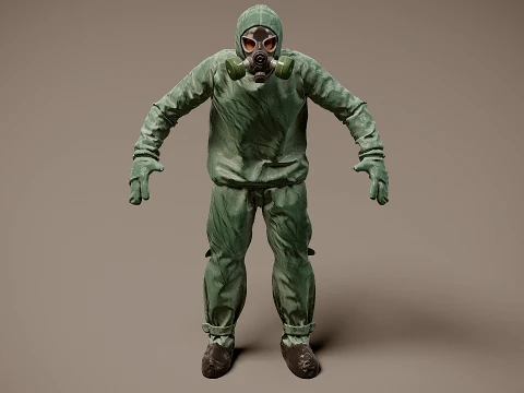 Protective suit rig 3D Model