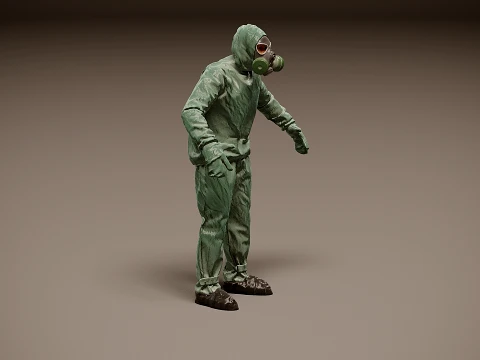 Protective suit rig 3D Model