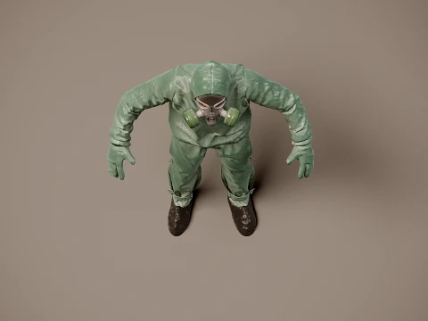 Protective suit rig 3D Model