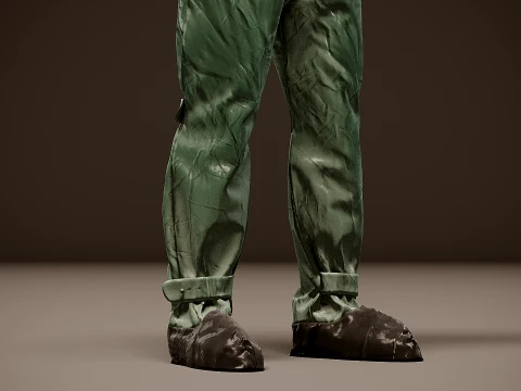 Protective suit rig 3D Model