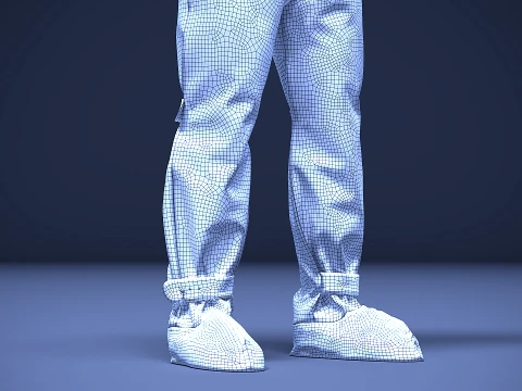 Protective suit rig 3D Model