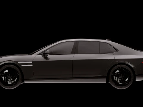 Genesis G90 Prestige Black 2026 3D Model