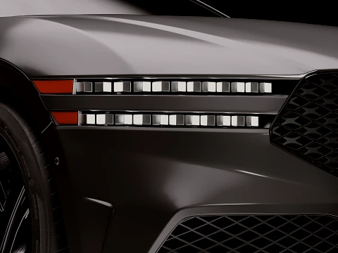 Genesis G90 Prestige Black 2026 3D Model