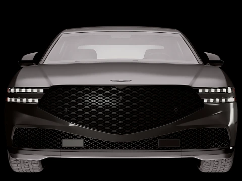 Genesis G90 Prestige Black 2026 3D Model