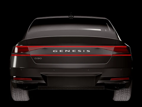 Genesis G90 Prestige Black 2026 3D Model