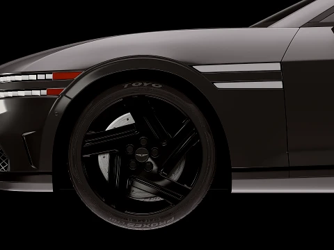 Genesis G90 Prestige Black 2026 3D Model