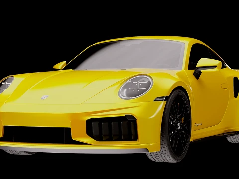 Porsche 911 Turbo S 2026 3D Model