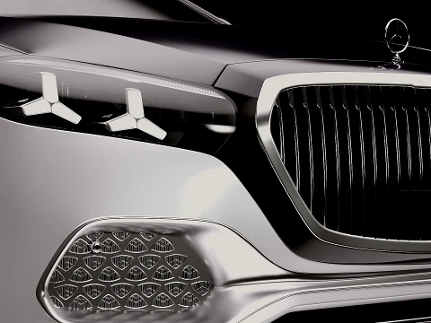 Mercedes-Maybach S-Class MANUFAKTUR 2027 3D Model