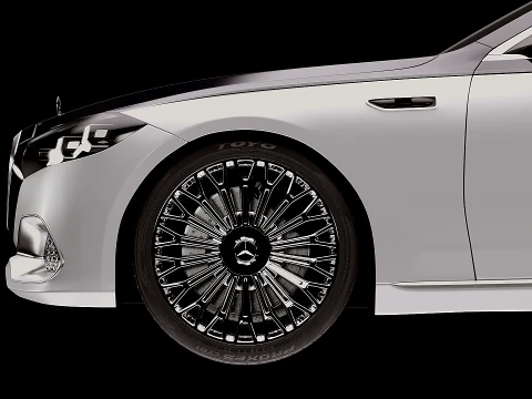Mercedes-Maybach S-Class MANUFAKTUR 2027 3D Model