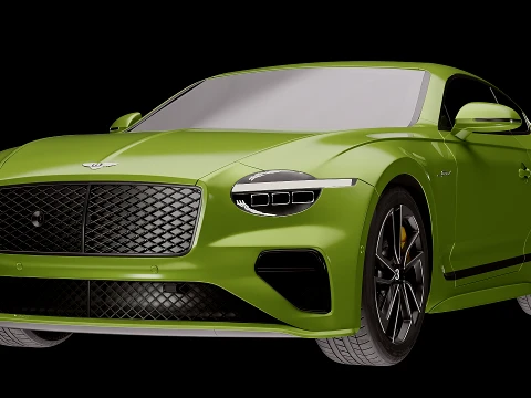 Bentley Continental GT Speed 2025 3D Model
