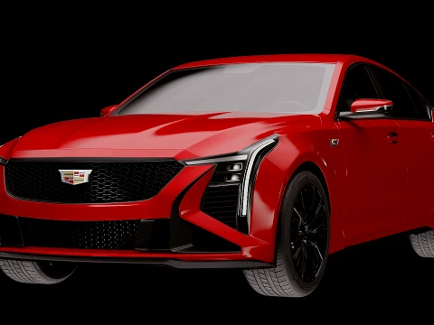 Cadillac CT5-V Blackwing 2025 3D Model