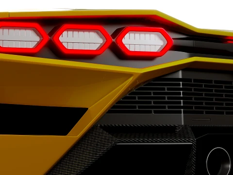Lambo Countach 2021 3D Model