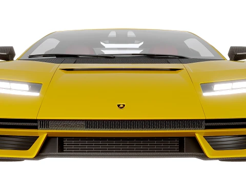 Lambo Countach 2021 3D Model