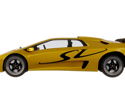 Lambo Diablo SV 1998 3D Model