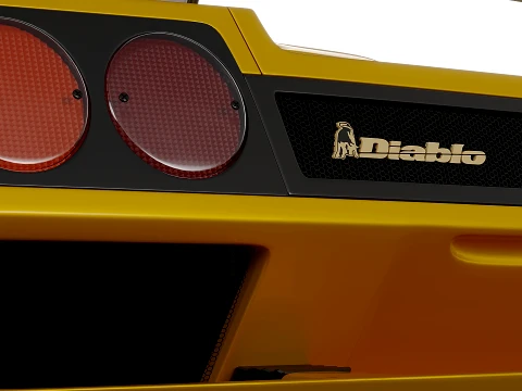 Lambo Diablo SV 1998 3D Model
