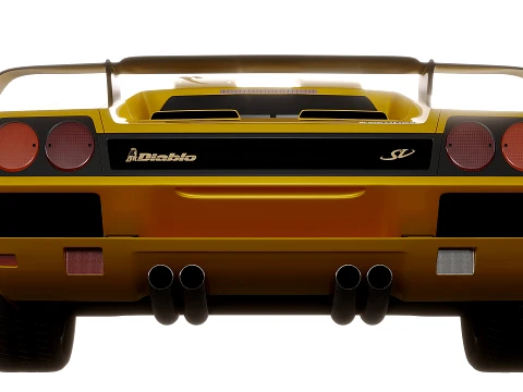 Lambo Diablo SV 1998 3D Model