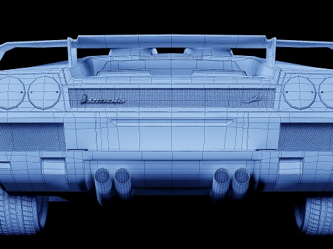 Lambo Diablo SV 1998 3D Model
