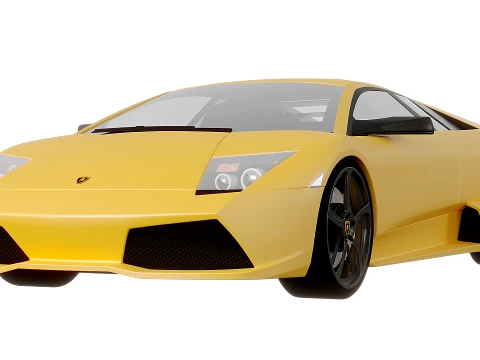 람보 lp640 2010 3D 모델