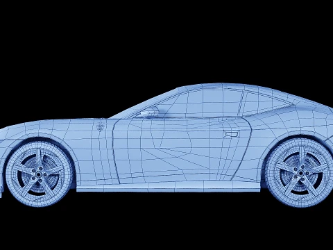 Ferrari Amalfi 2025 3D Model