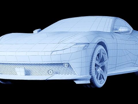 Ferrari Amalfi 2025 3D Model