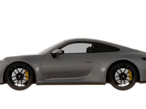 Porsche 911 Carrera GTS Hybrid 2025 3D Model