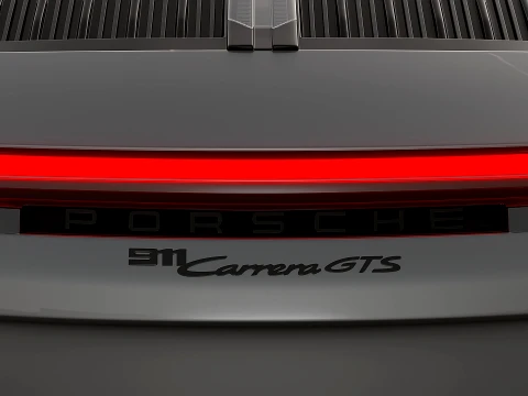 Porsche 911 Carrera GTS Hybrid 2025 3D Model