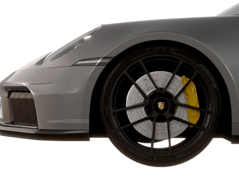Porsche 911 Carrera GTS Hybrid 2025 3D Model