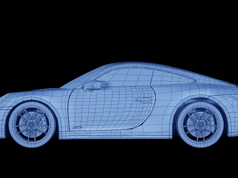 Porsche 911 Carrera GTS Hybrid 2025 3D Model