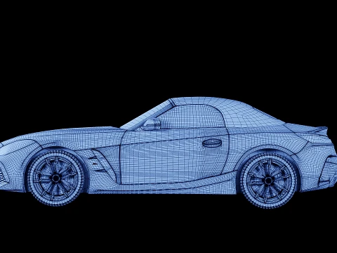 Z4 M40i roadster 2019 3D Model