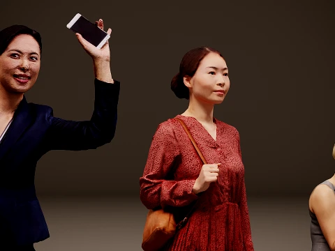 Models of people x 10 14 3D Model