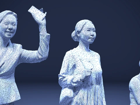 Models of people x 10 14 3D Model