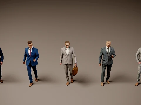 Models of people x 5 11 3D Модель