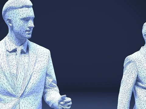 Models of people x 5 11 3D Model