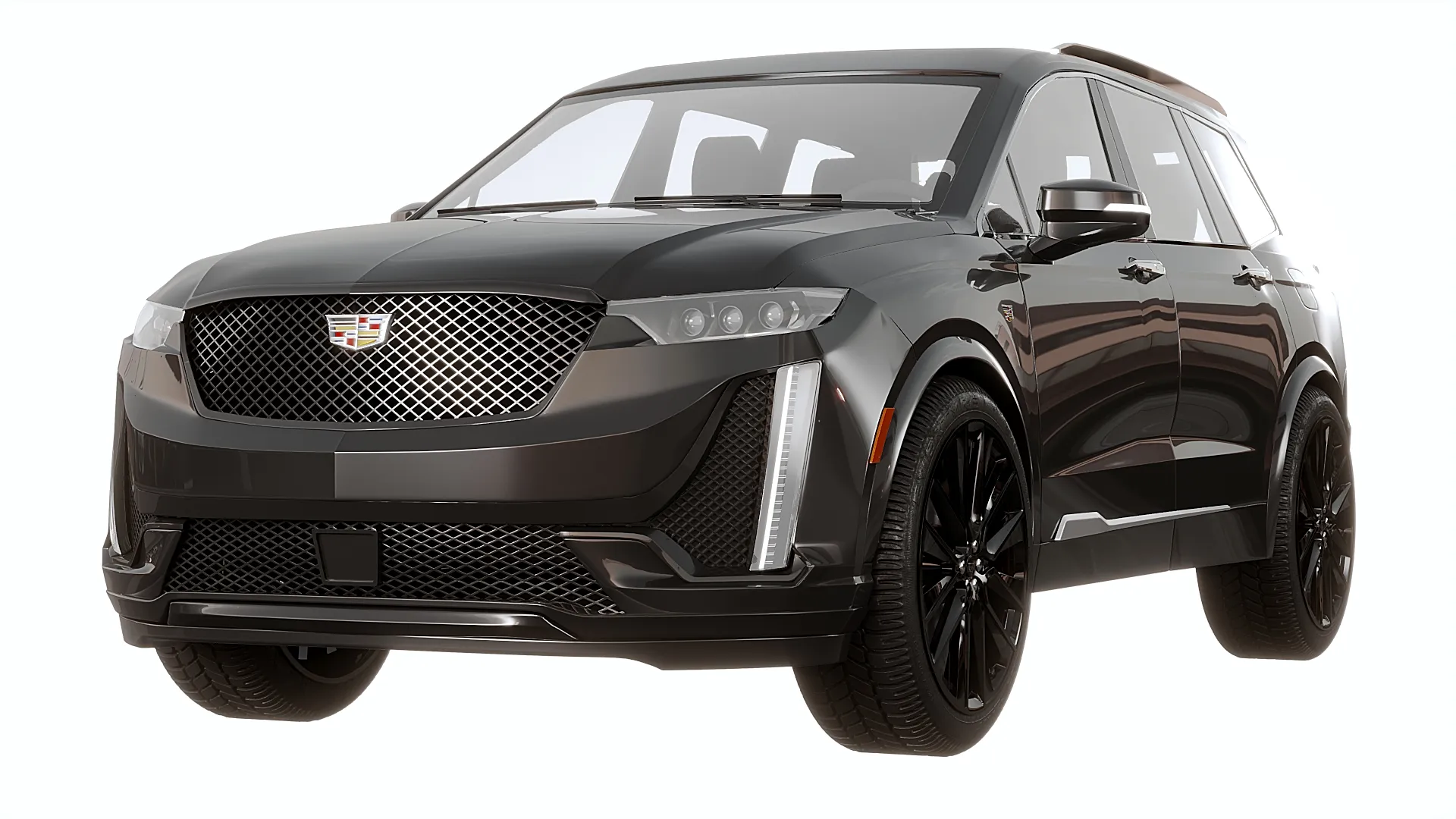 Cadillac XT6 2018 3D Model .c4d .max .obj .3ds .fbx .stl .blend 