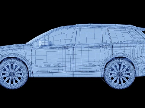 Cadillac XT6 2018 3D Model