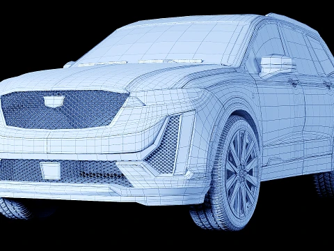 Cadillac XT6 2018 3D Model