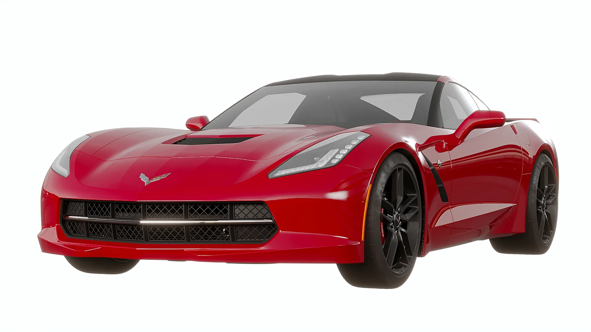 Chevrolet Corvette C7 2021 3D Model .c4d .max .obj .3ds .fbx .stl .blend 