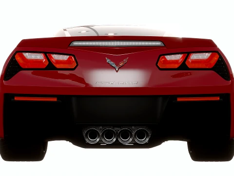 Chevrolet Corvette C7 2021 3D Model
