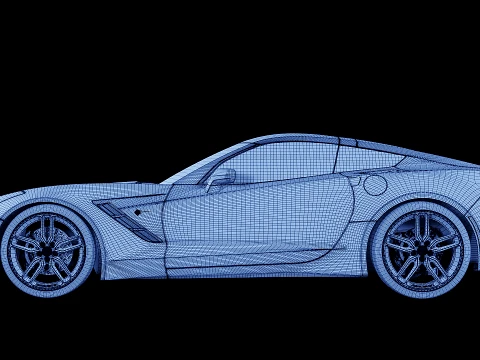 Chevrolet Corvette C7 2021 3D Model