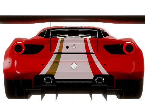 Ferrari 488 GT3 Evo 2020 3D Model