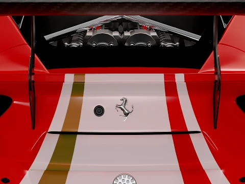 Ferrari 488 GT3 Evo 2020 3D Model