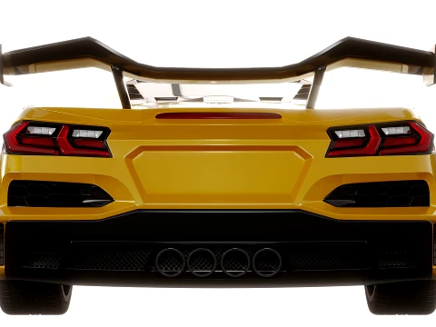Chevrolet Corvette Z06 2023 3D Model