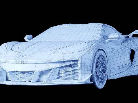 Chevrolet Corvette Z06 2023 3D Model