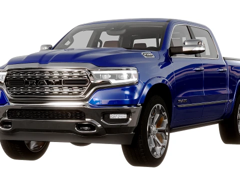 Dodge Ram 1500 limitata 2019 Modello 3D