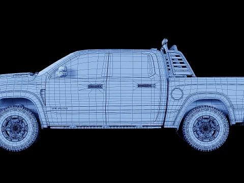Dodge Ram 1500 TRX 2022 3D Model