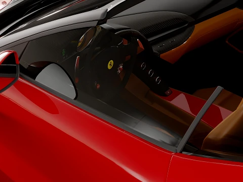 Ferrari F12 TRS Roadster 3D Model
