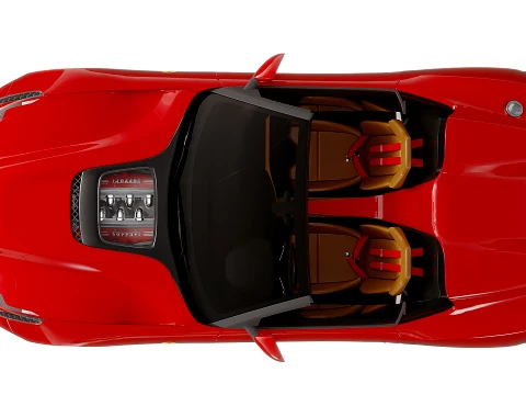 Ferrari F12 TRS Roadster 3D Model