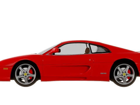 Ferrari F355 F1 Berlinetta 1998 3D Model