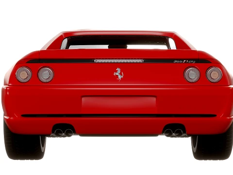Ferrari F355 F1 Berlinetta 1998 3D Model