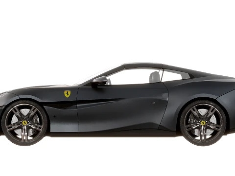 Ferrari Portofino 2017 3D Model